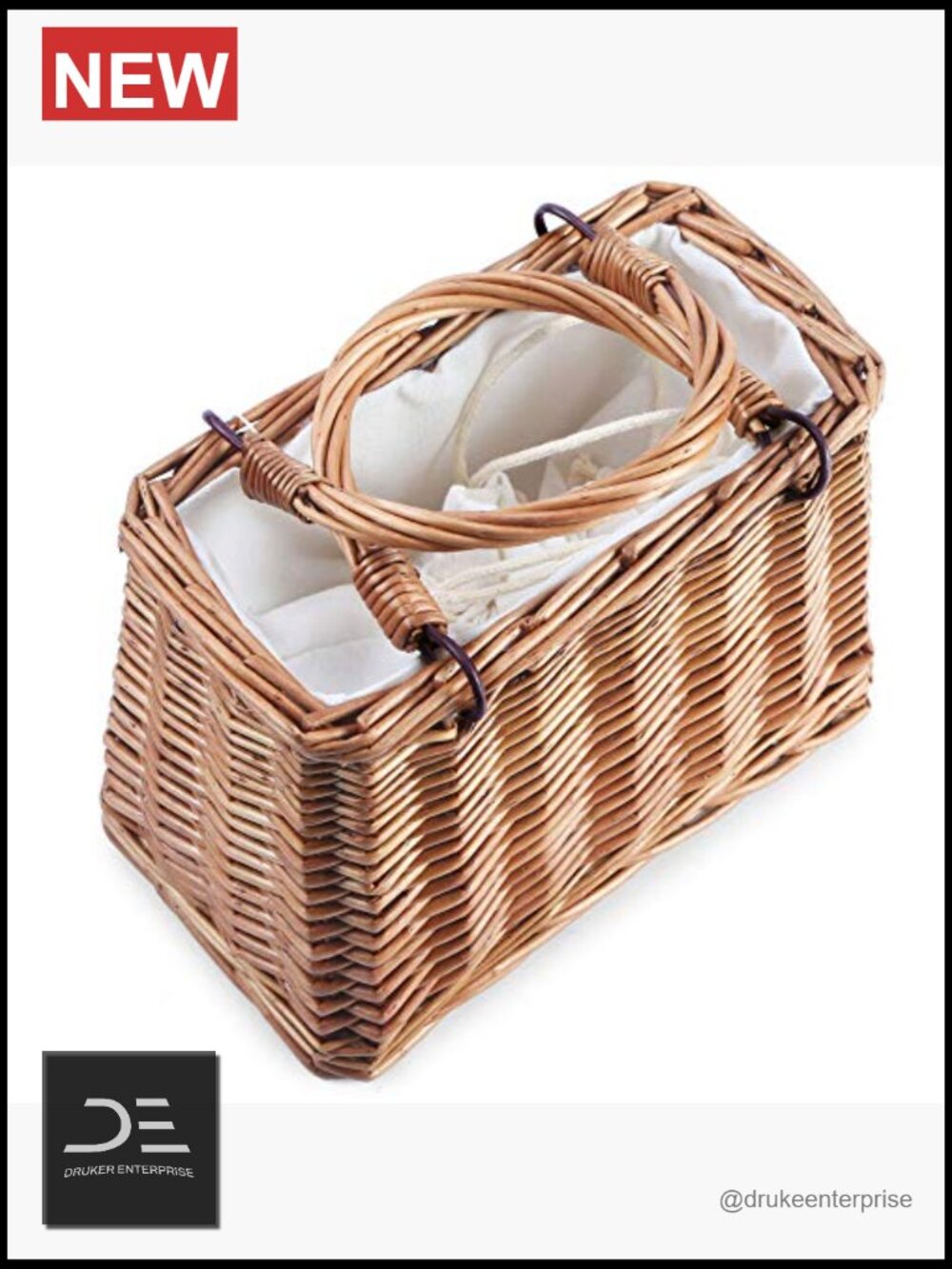 Straw Beach Bag Women Summer Rattan Woven Wicker Clutch Purse Tote Handbag - Picture 4 of 7